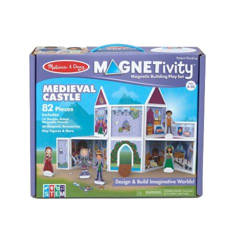 Set de joaca magnetic Castel medieval - Melissa & Doug - imagine 8